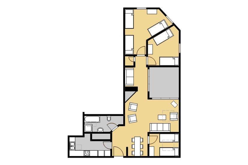 M M Central Apartments Gruppen, Handwerker Und Monteure Budget Berlin Exterior photo